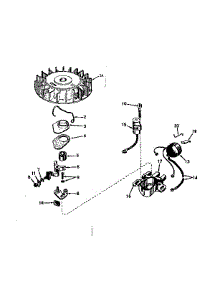 Magneto No. 610689A parts for Craftsman Lawn & Garden Engine 143175022 from AppliancePartsPros.com