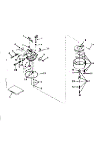 Carburetor No. 631262 parts for Craftsman Lawn & Garden Engine 143175022 from AppliancePartsPros.com