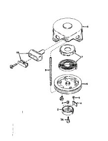 Rewind Starter parts for Craftsman Lawn & Garden Engine 143175022 from AppliancePartsPros.com