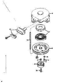 Rewind Starter No. 590449 parts for Craftsman Lawn & Garden Engine 143175032 from AppliancePartsPros.com