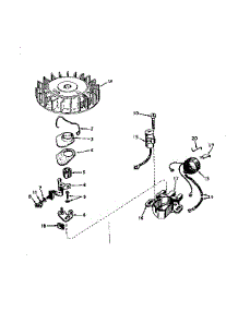Magneto No. 610689A parts for Craftsman Lawn & Garden Engine 143176012 from AppliancePartsPros.com