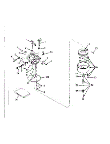 Carburetor No. 631262 parts for Craftsman Lawn & Garden Engine 143176032 from AppliancePartsPros.com