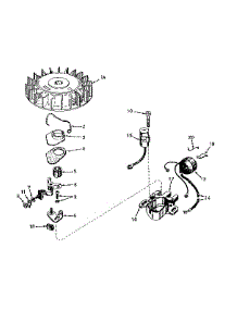 Magneto No. 610689A parts for Craftsman Lawn & Garden Engine 143176042 from AppliancePartsPros.com
