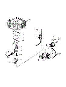 Magneto No. 610689A parts for Craftsman Lawn & Garden Engine 143176052 from AppliancePartsPros.com