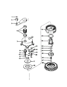 No-Pull Starter No. 30051 parts for Craftsman Lawn & Garden Engine 143176052 from AppliancePartsPros.com