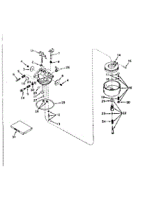 Carburetor No. 631126 parts for Craftsman Lawn & Garden Engine 143177012 from AppliancePartsPros.com