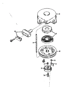 Rewind Starter No. 590449 parts for Craftsman Lawn & Garden Engine 143177012 from AppliancePartsPros.com