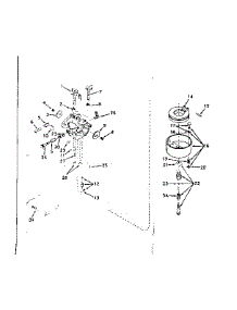 Carburetor No. 631114 parts for Craftsman Lawn & Garden Engine 143177022 from AppliancePartsPros.com