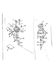 Carburetor No. 631114 parts for Craftsman Lawn & Garden Engine 143177032 from AppliancePartsPros.com