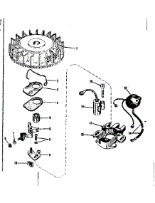 Magneto.(Phelon F-3220-G) parts for Craftsman Lawn & Garden Engine 14318350 from AppliancePartsPros.com
