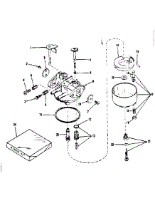 Carburetor No. 29168 (Lmg-132) parts for Craftsman Lawn & Garden Engine 14318350 from AppliancePartsPros.com