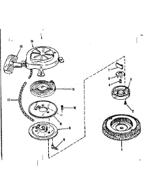 Starter No. 29224 parts for Craftsman Lawn & Garden Engine 14318351 from AppliancePartsPros.com