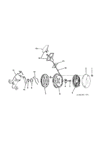 Side Mount Rewind Starter parts for Craftsman Lawn & Garden Engine 143184182 from AppliancePartsPros.com