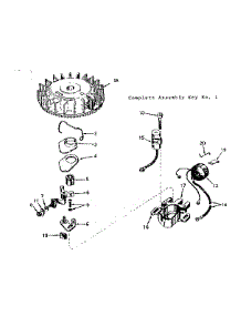 Magneto parts for Craftsman Lawn & Garden Engine 143187042 from AppliancePartsPros.com
