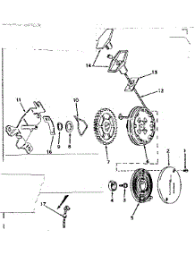 Side Mount Rewind Starter parts for Craftsman Lawn & Garden Engine 143187042 from AppliancePartsPros.com