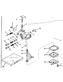 Carburetor parts for Craftsman Lawn & Garden Engine 143187052 from AppliancePartsPros.com