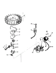 Magneto parts for Craftsman Lawn & Garden Engine 143187082 from AppliancePartsPros.com