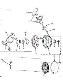 Side Mount Rewind Starter parts for Craftsman Lawn & Garden Engine 143187082 from AppliancePartsPros.com