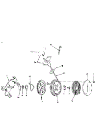 Side Mount Rewind Starter parts for Craftsman Lawn & Garden Engine 143187094 from AppliancePartsPros.com