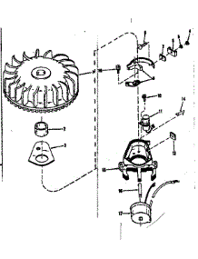 Magneto (Wico Fw-2617) parts for Craftsman Lawn & Garden Engine 14319400 from AppliancePartsPros.com