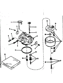 Carburetor No.29168 (Lmg-132) parts for Craftsman Lawn & Garden Engine 14319400 from AppliancePartsPros.com