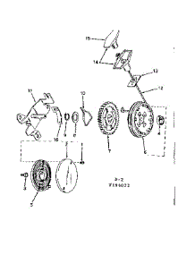 Side Mount Rewind Starter parts for Craftsman Lawn & Garden Engine 143194022 from AppliancePartsPros.com