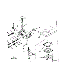Carburetor parts for Craftsman Lawn & Garden Engine 143194032 from AppliancePartsPros.com