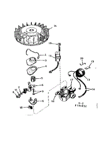 Magneto parts for Craftsman Lawn & Garden Engine 143194032 from AppliancePartsPros.com