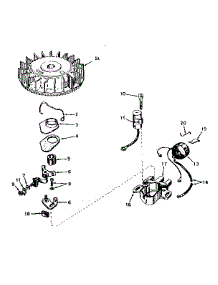 Magneto No. 610716 parts for Craftsman Lawn & Garden Engine 143194062 from AppliancePartsPros.com