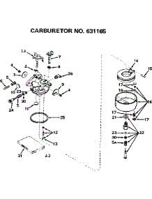 Replacement Parts parts for Craftsman Lawn & Garden Engine 143196022 from AppliancePartsPros.com