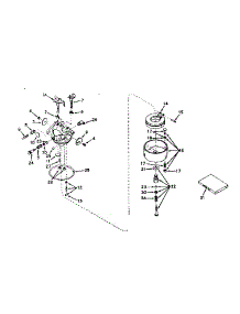 Carburetor No. 631165 - Plate No. 6 parts for Craftsman Lawn & Garden Engine 143196032 from AppliancePartsPros.com