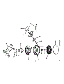 Side Mount Rewind Starter No. 590429A parts for Craftsman Lawn & Garden Engine 143197012 from AppliancePartsPros.com