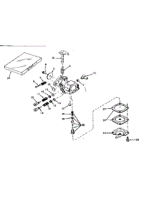 Carburetor No. 631448 parts for Craftsman Lawn & Garden Engine 143197012 from AppliancePartsPros.com