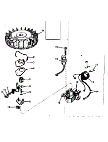 Magneto No. 610755 parts for Craftsman Lawn & Garden Engine 143197012 from AppliancePartsPros.com