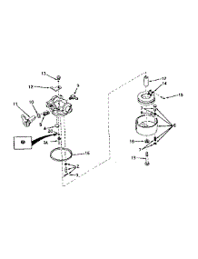 Carburetor No. 631532 parts for Craftsman Lawn & Garden Engine 143197022 from AppliancePartsPros.com