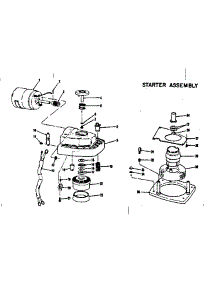 Starter Assembly parts for Craftsman Lawn & Garden Engine 14320130 from AppliancePartsPros.com