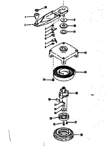 Self Starter No. 29491 parts for Craftsman Lawn & Garden Engine 14320400 from AppliancePartsPros.com
