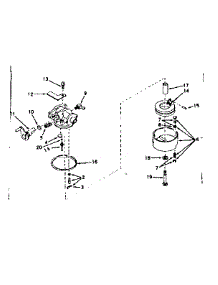Sears Carburetor parts for Craftsman Lawn & Garden Engine 143204082 from AppliancePartsPros.com