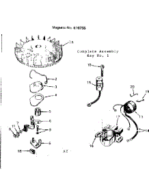 Magneto parts for Craftsman Lawn & Garden Engine 143207052 from AppliancePartsPros.com
