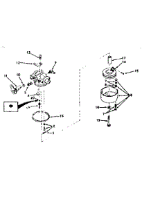 Carburetor parts for Craftsman Lawn & Garden Engine 143207062 from AppliancePartsPros.com