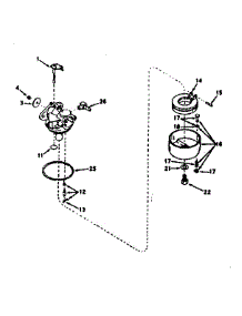 Carburetor parts for Craftsman Lawn & Garden Engine 143207082 from AppliancePartsPros.com