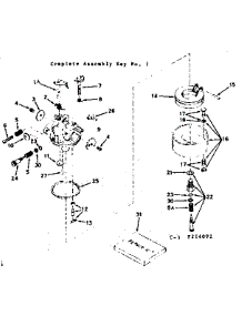 Carburetor parts for Craftsman Lawn & Garden Engine 143214092 from AppliancePartsPros.com