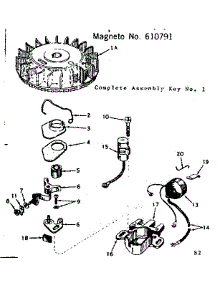 Magneto parts for Craftsman Lawn & Garden Engine 143214272 from AppliancePartsPros.com