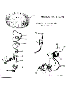 Magneto parts for Craftsman Lawn & Garden Engine 143214312 from AppliancePartsPros.com