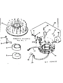 Magneto parts for Craftsman Lawn & Garden Engine 143216132 from AppliancePartsPros.com