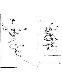 Carburetor parts for Craftsman Lawn & Garden Engine 143217012 from AppliancePartsPros.com