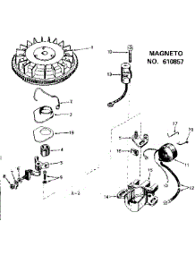 Magneto parts for Craftsman Lawn & Garden Engine 143225022 from AppliancePartsPros.com