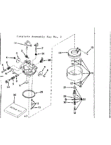 Carburetor parts for Craftsman Lawn & Garden Engine 143225052 from AppliancePartsPros.com