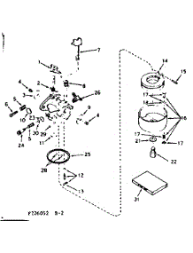 Carburetor parts for Craftsman Lawn & Garden Engine 143226052 from AppliancePartsPros.com