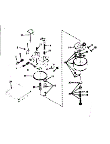 Carburetor parts for Craftsman Lawn & Garden Engine 143226092 from AppliancePartsPros.com